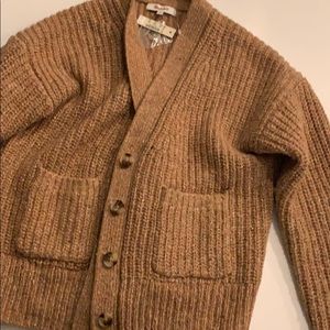 NWT Brown Madewell Chunky Knit Cardigan